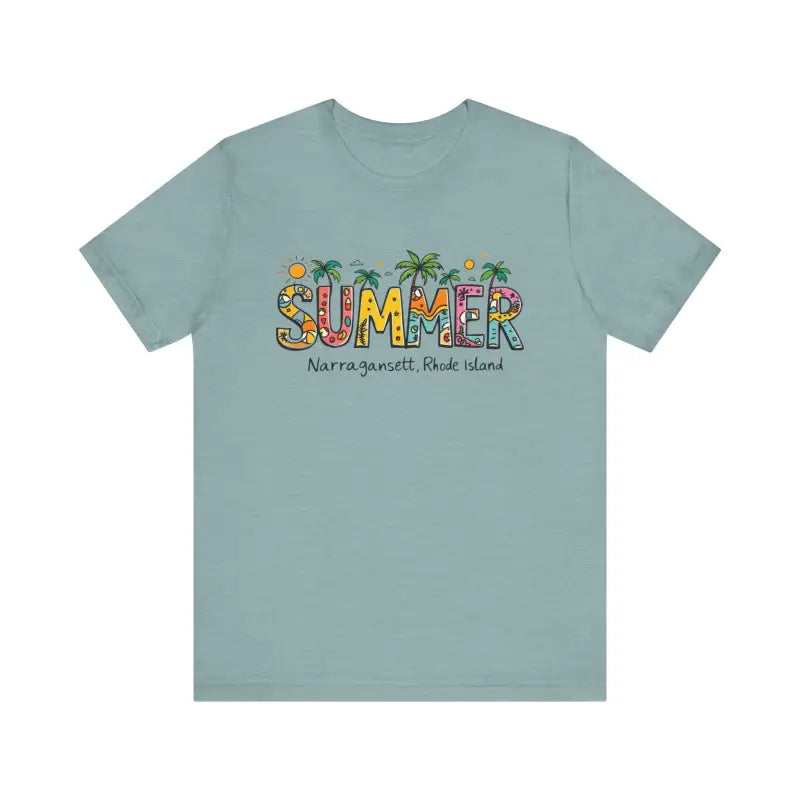 Summer Narragansett Rhode Island T Shirt Collection Stylish Comfort - Ocean State Styles