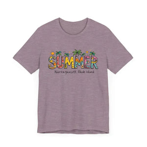 Summer Narragansett Rhode Island T Shirt Collection Stylish Comfort - Ocean State Styles