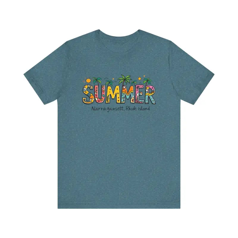 Summer Narragansett Rhode Island T Shirt Collection Stylish Comfort - Ocean State Styles