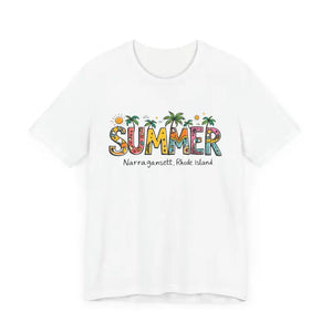 Summer Narragansett Rhode Island T Shirt Collection Stylish Comfort - Ocean State Styles