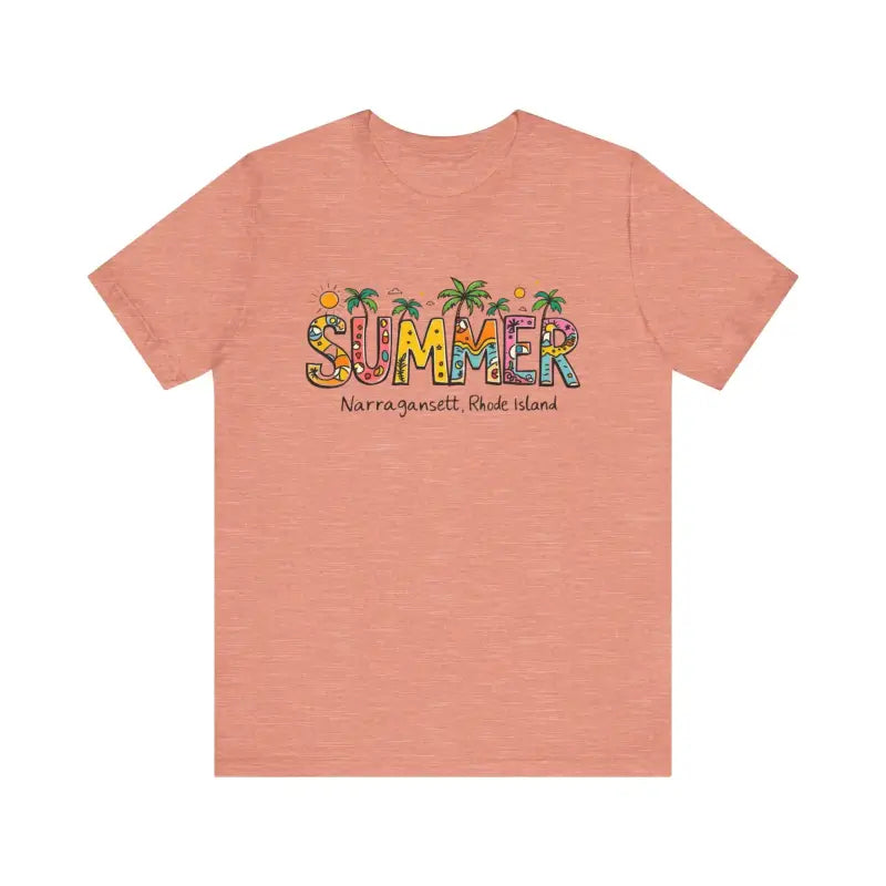 Summer Narragansett Rhode Island T Shirt Collection Stylish Comfort - Ocean State Styles