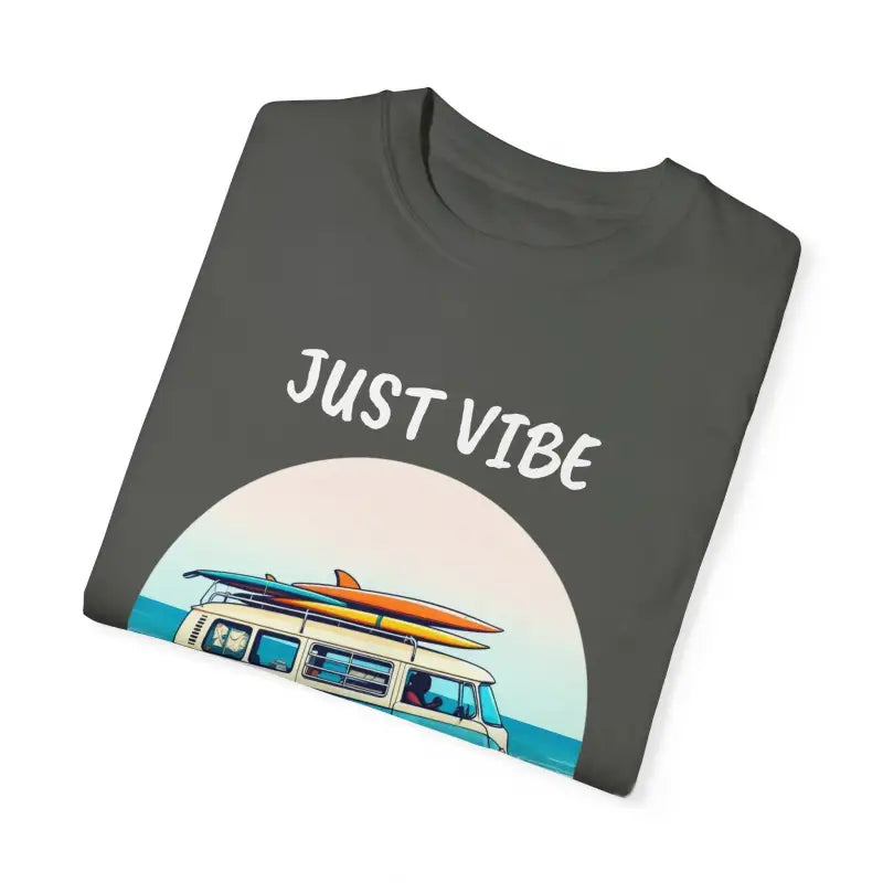 Summer Vibes Unisex Garment Dyed T Shirt with Van Graphics - Ocean State Styles