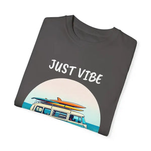 Summer Vibes Unisex Garment Dyed T Shirt with Van Graphics - Ocean State Styles