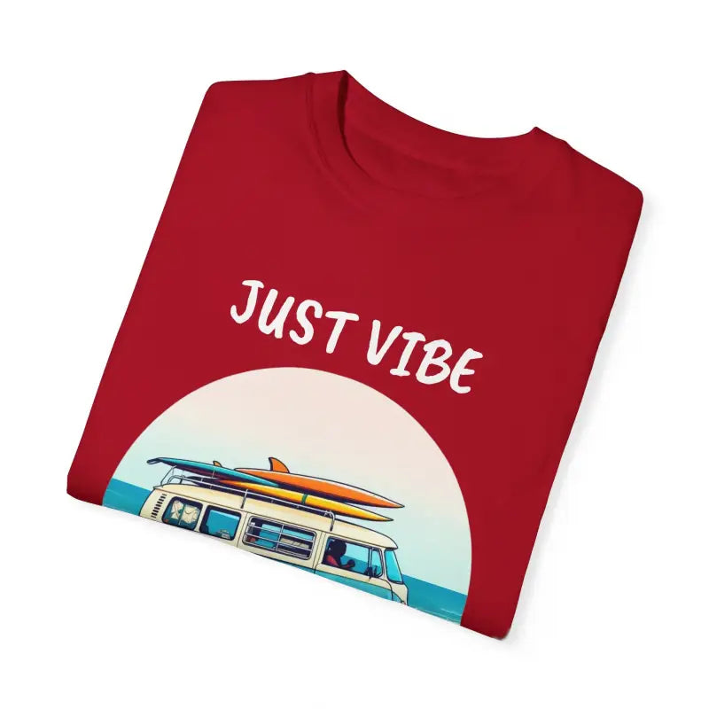 Summer Vibes Unisex Garment Dyed T Shirt with Van Graphics - Ocean State Styles