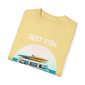 Summer Vibes Unisex Garment Dyed T Shirt with Van Graphics - Ocean State Styles