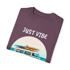 Summer Vibes Unisex Garment Dyed T Shirt with Van Graphics - Ocean State Styles