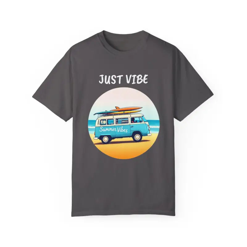 Summer Vibes Unisex Garment Dyed T Shirt with Van Graphics - Ocean State Styles