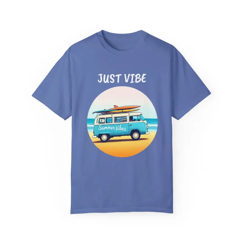 Summer Vibes Unisex Garment Dyed T Shirt with Van Graphics - Ocean State Styles