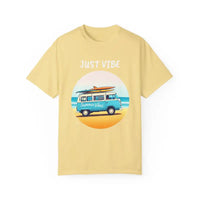 Summer Vibes Unisex Garment Dyed T Shirt with Van Graphics - Ocean State Styles