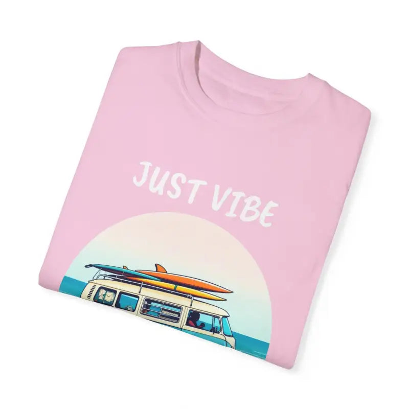 Summer Vibes Unisex Garment Dyed T Shirt with Van Graphics - Ocean State Styles