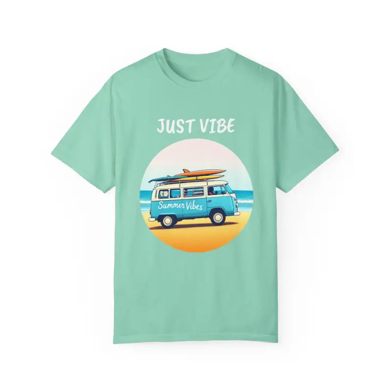 Summer Vibes Unisex Garment Dyed T Shirt with Van Graphics - Ocean State Styles