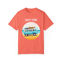 Summer Vibes Unisex Garment Dyed T Shirt with Van Graphics - Ocean State Styles