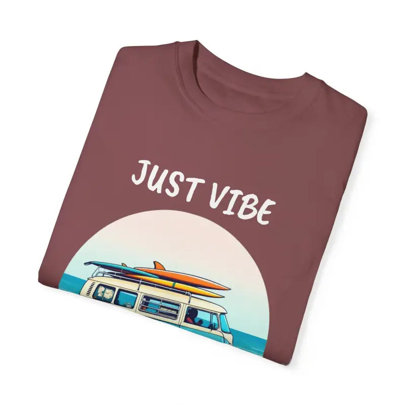 Summer Vibes Unisex Garment Dyed T Shirt with Van Graphics - Ocean State Styles