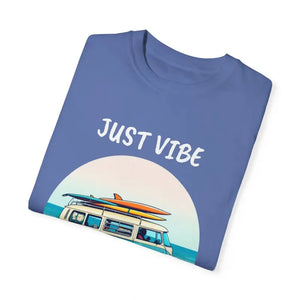 Summer Vibes Unisex Garment Dyed T Shirt with Van Graphics - Ocean State Styles