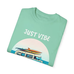 Summer Vibes Unisex Garment Dyed T Shirt with Van Graphics - Ocean State Styles