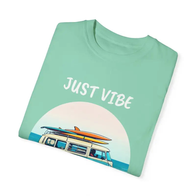 Summer Vibes Unisex Garment Dyed T Shirt with Van Graphics - Ocean State Styles