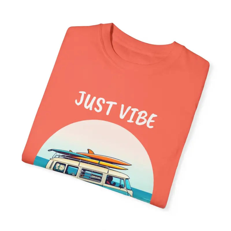 Summer Vibes Unisex Garment Dyed T Shirt with Van Graphics - Ocean State Styles