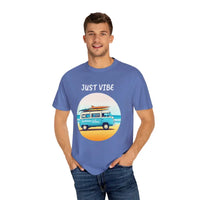 Summer Vibes Unisex Garment Dyed T Shirt with Van Graphics - Ocean State Styles