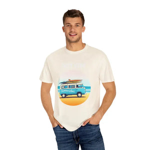 Summer Vibes Unisex Garment Dyed T Shirt with Van Graphics - Ocean State Styles