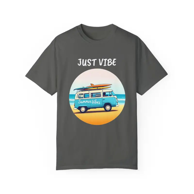 Summer Vibes Unisex Garment Dyed T Shirt with Van Graphics - Ocean State Styles