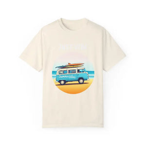 Summer Vibes Unisex Garment Dyed T Shirt with Van Graphics - Ocean State Styles