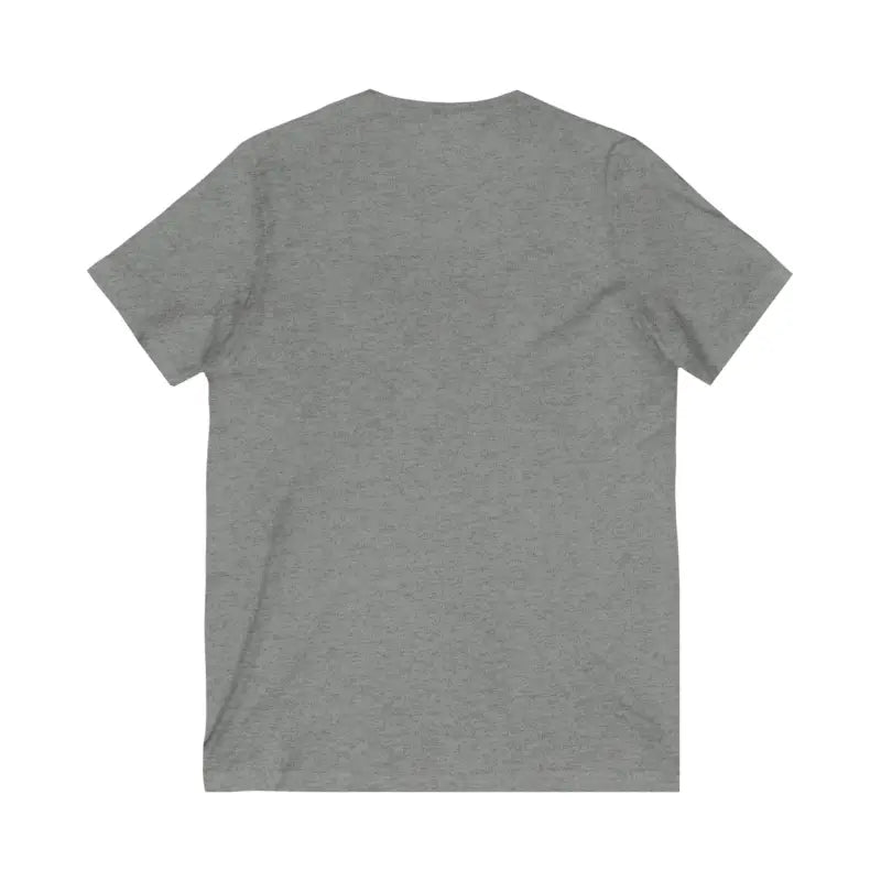 Gray V-neck t-shirt from Summer Vibes Unisex V Neck Tee collection for casual wear