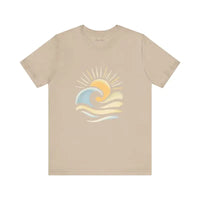 Sun And Wave Design T Shirt Collection Beach Vibes Unisex Short Sleeve Tee - Ocean State Styles