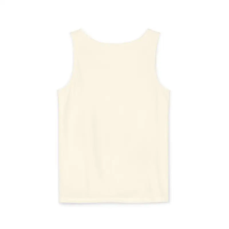 Cream-colored tank top from Sunflower Tank Tops collection in white cream and teal