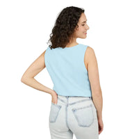 Stay Golden Sunflower Tank Tops in White Cream and Teal - Ocean State Styles