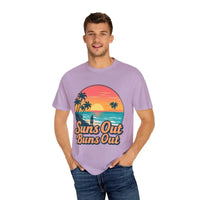 Suns Out Buns Out Unisex Garment Dyed Summer T Shirt - Ocean State Styles