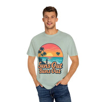 Suns Out Buns Out Unisex Garment Dyed Summer T Shirt - Ocean State Styles