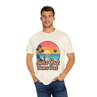 Suns Out Buns Out Unisex Garment Dyed Summer T Shirt - Ocean State Styles