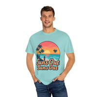 Suns Out Buns Out Unisex Garment Dyed Summer T Shirt - Ocean State Styles