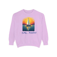Sunset Sail Away Sweatshirt Light Blue Chambray Cozy - Ocean State Styles