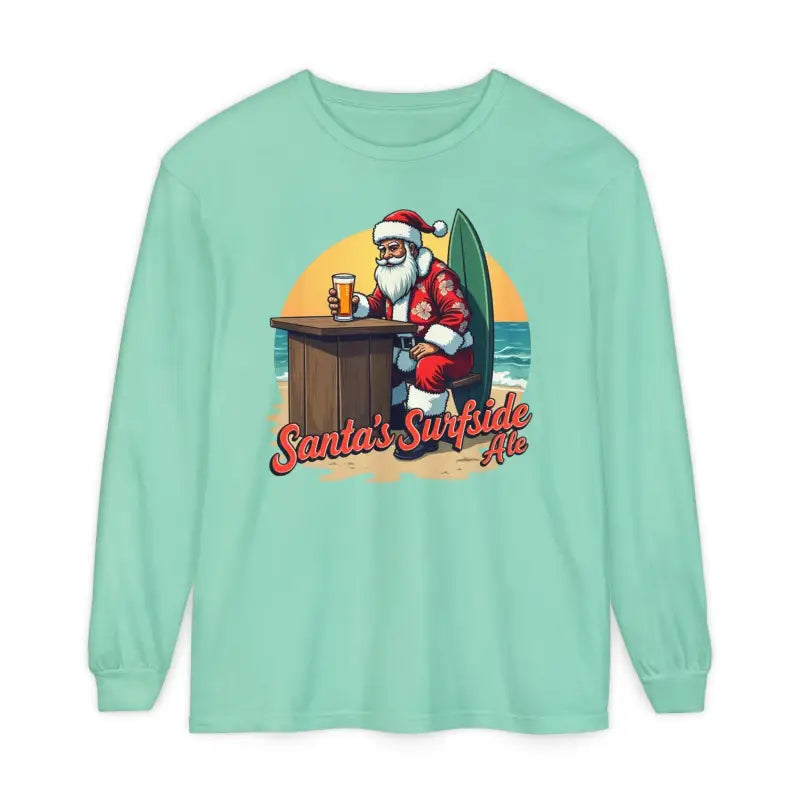 Surfside Santa Long Sleeve Shirt for Holiday Cheer and Comfort - Ocean State Styles