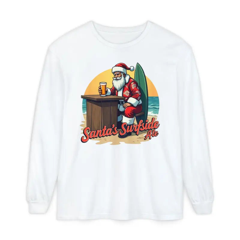 Surfside Santa Long Sleeve Shirt for Holiday Cheer and Comfort - Ocean State Styles