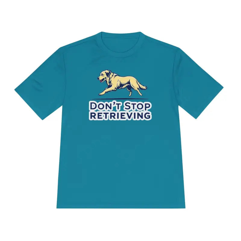 Teal Moisture Wicking Dog Lovers T Shirt for Active Days - Ocean State Styles