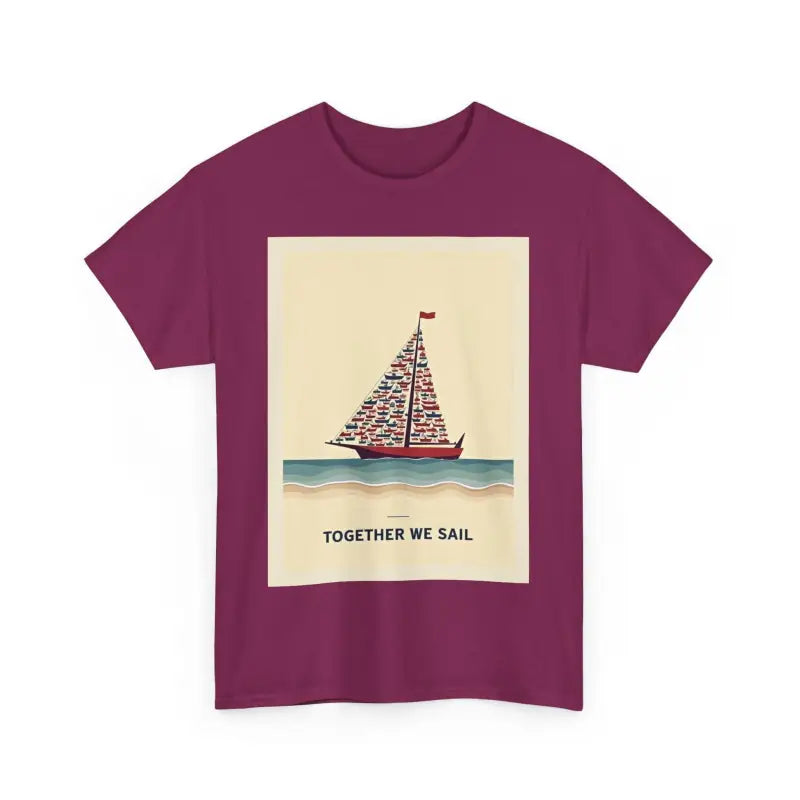 Together We Sail Classic Comfort Fit T Shirt for Everyone - Ocean State Styles