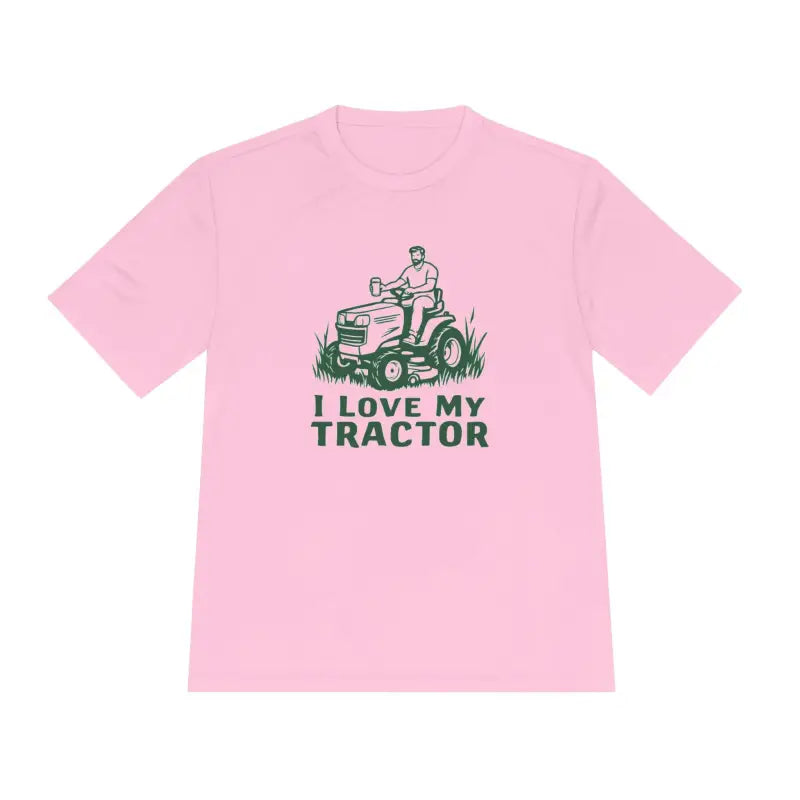 Tractor Graphic T Shirts for Men and Women in Gray White and Neon Green - Ocean State Styles