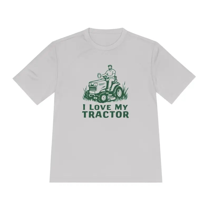 Tractor Graphic T Shirts for Men and Women in Gray White and Neon Green - Ocean State Styles