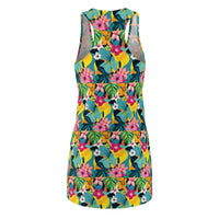Tropical Floral Racerback Dress for Summer Adventures - Ocean State Styles