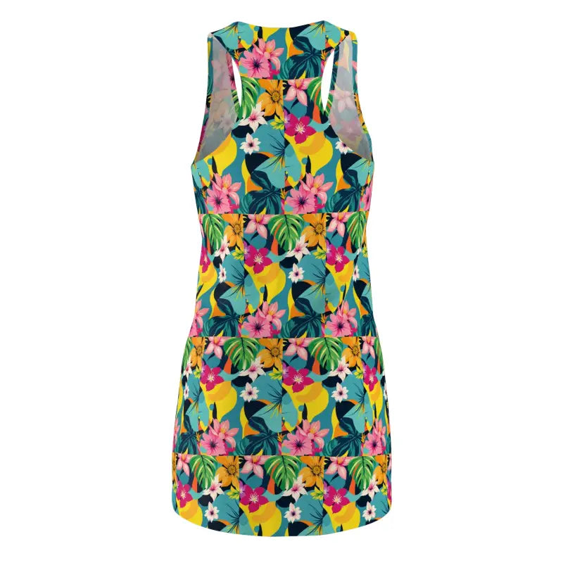 Tropical Floral Racerback Dress for Summer Adventures - Ocean State Styles