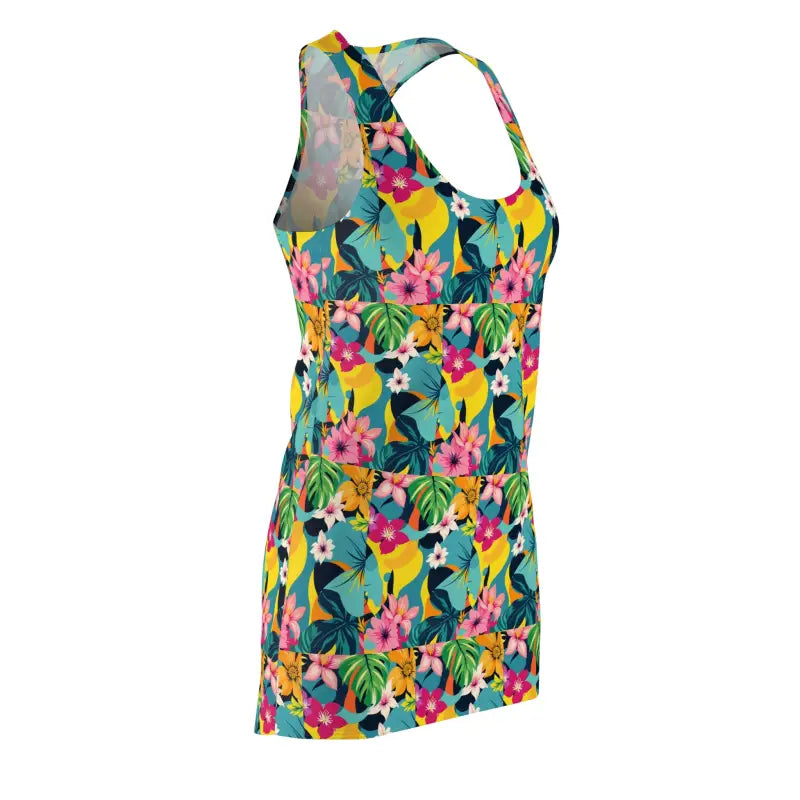 Tropical Floral Racerback Dress for Summer Adventures - Ocean State Styles