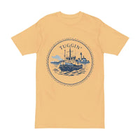 Tugging Heavyweight Tee Nautical Boat Graphic Shirt for Adventure Lovers - Ocean State Styles