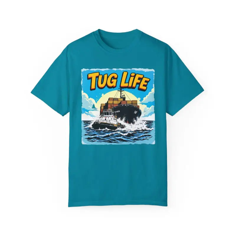 Tug Life T Shirt for Marine Enthusiasts and Boat Lovers - Ocean State Styles