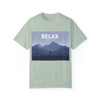 Turquoise Mountain Scene Relax T Shirt for Ultimate Comfort - Ocean State Styles