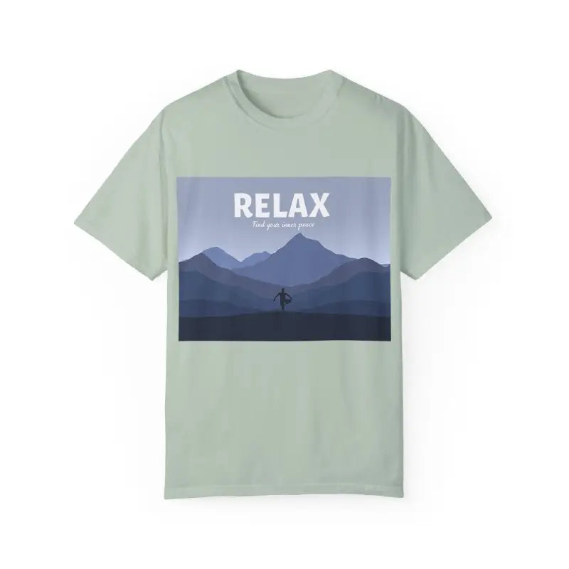 Turquoise Mountain Scene Relax T Shirt for Ultimate Comfort - Ocean State Styles
