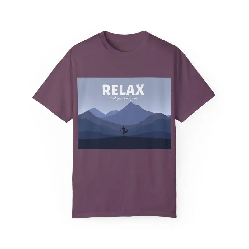 Turquoise Mountain Scene Relax T Shirt for Ultimate Comfort - Ocean State Styles