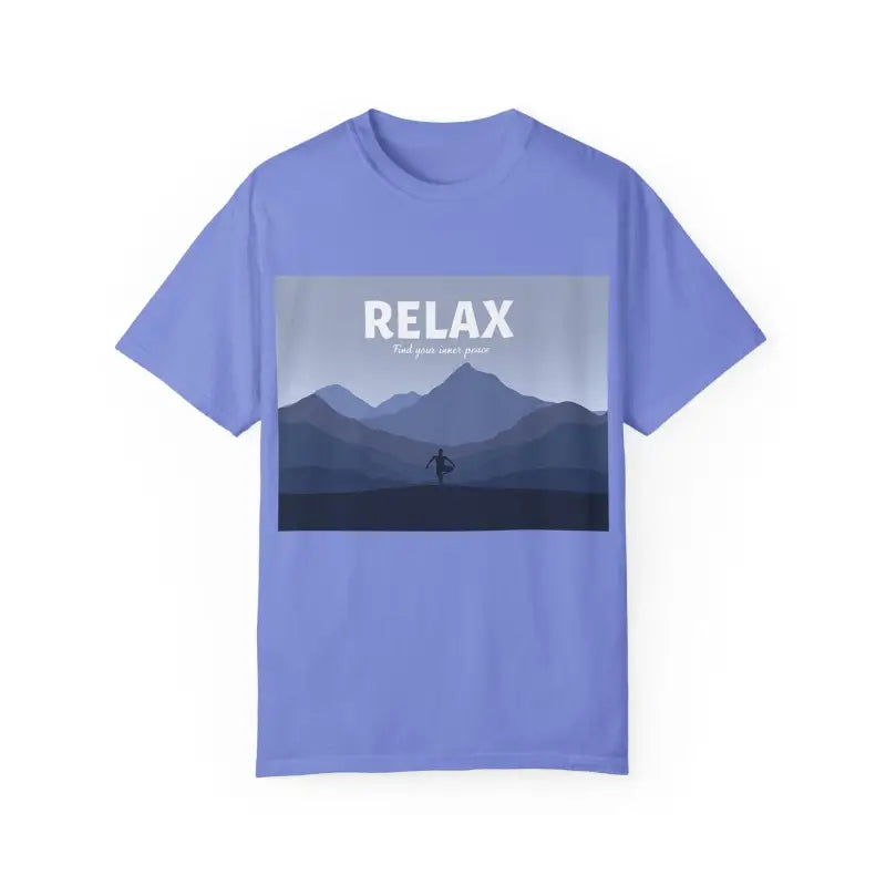Turquoise Mountain Scene Relax T Shirt for Ultimate Comfort - Ocean State Styles