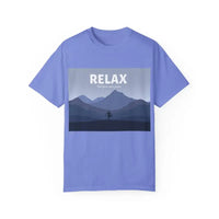 Turquoise Mountain Scene Relax T Shirt for Ultimate Comfort - Ocean State Styles